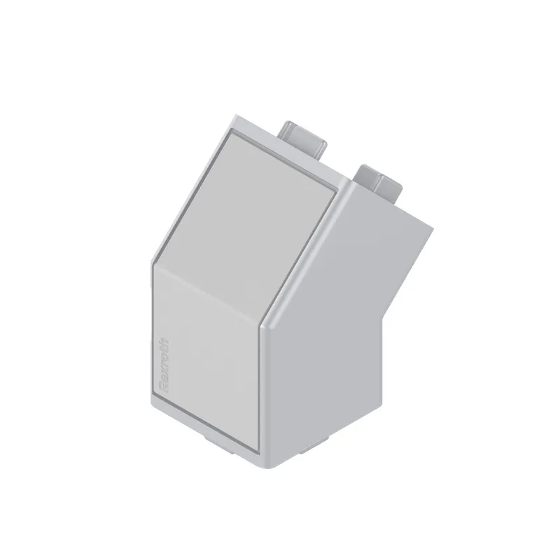 CONNECTOR 45° 40X40 SILVER GREY — photo 1 of 3