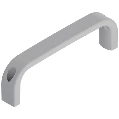 STRAP-SHAPED HANDLE 26X195X58 GREY