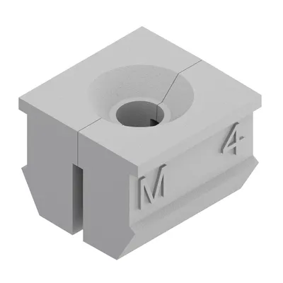 EXPANDER NUT M4 GREY