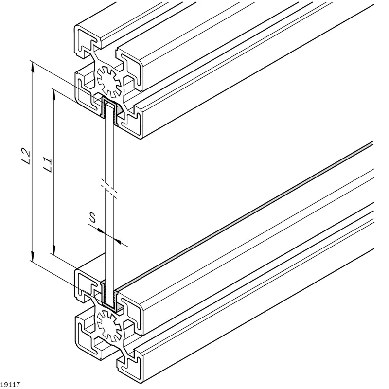 SLOT PROFILE 10 L=2000MM GREY — photo 5 of 5