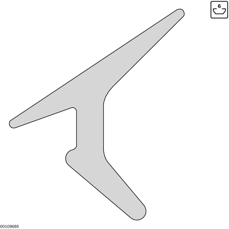 SLOT PROFILE 6 L=10000MM TPE GREY — photo 3 of 4