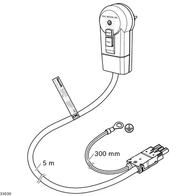 MAINS CABLE D/F RCD-HD-GST+PE