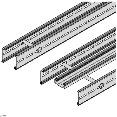 SLIDING RAIL 65+ STS 45° TOP