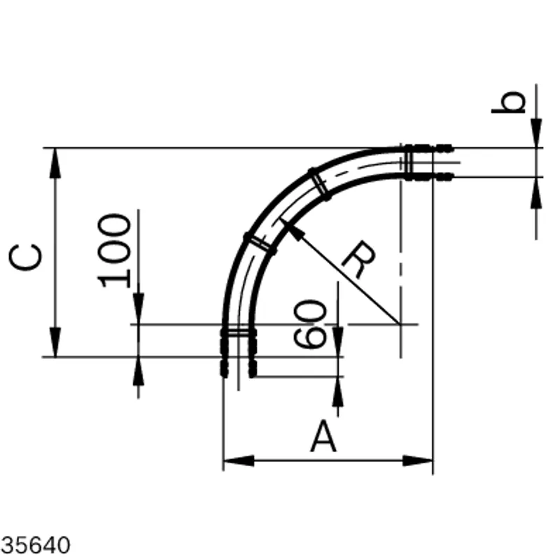 CURVE 65+ HOR STS 90° R700 — photo 3 of 4