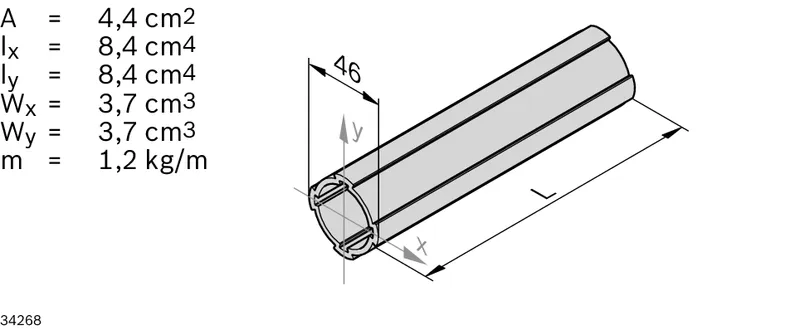 SWIVEL BEARING D28L 1000MM — photo 2 of 3