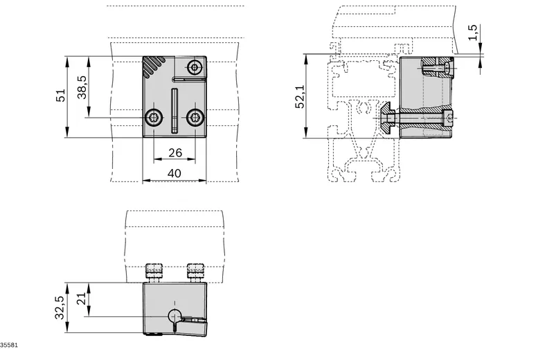 SWITCH BRACKET SH 2/U — photo 2 of 3