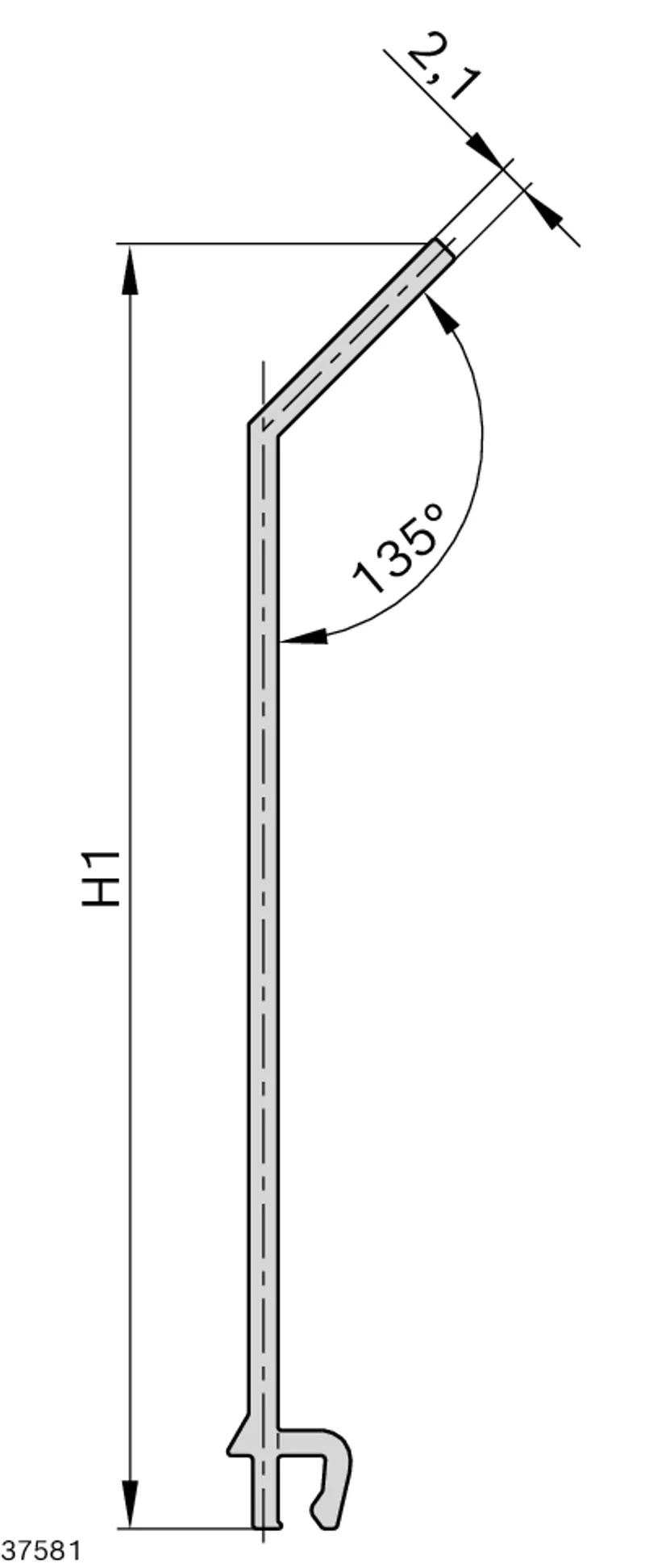SEPARATING WEB CGP H80 L=3000MM — photo 3 of 3