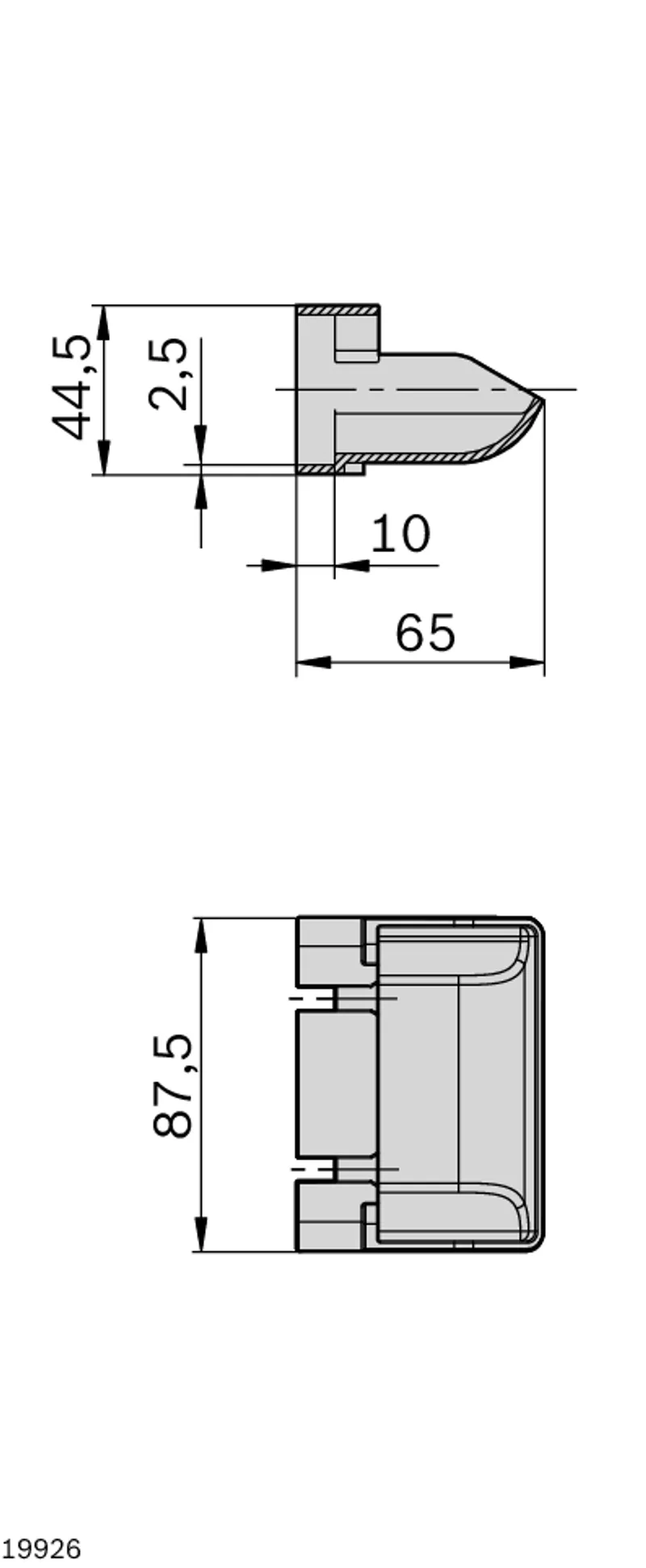 ELEMENT FOR SELF-CONNECTION VARIO GB 90X45 ESD — photo 3 of 5