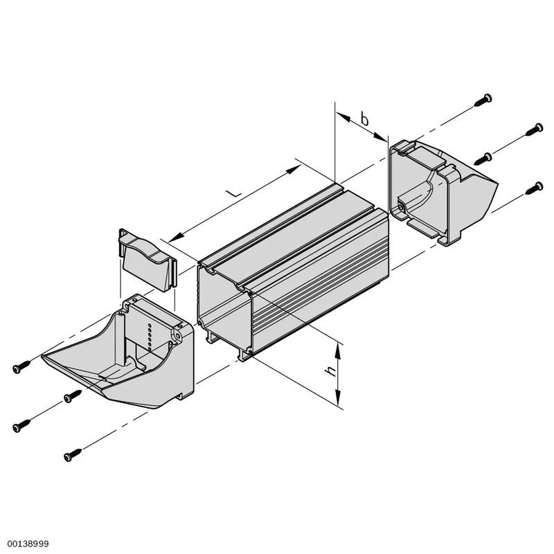 PROFILE 180X90 6X1500MM CHUTE ESD — photo 3 of 3