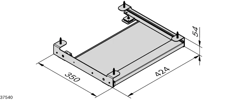 KEYBOARD SHELF TABLE TOP — photo 2 of 2