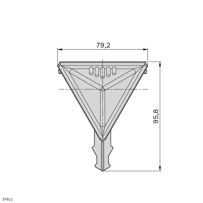 CAP COVER CGP 80X80X80 GREY — photo 2 of 2