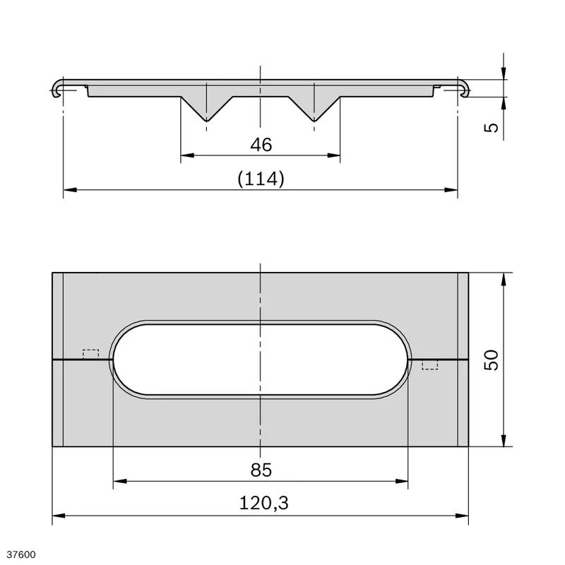 CABLE PASSAGE CGP 120 GREY — photo 2 of 3