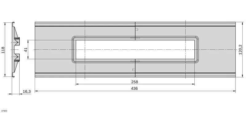 COVER SOCKET STRIP 120  ESD — photo 2 of 3