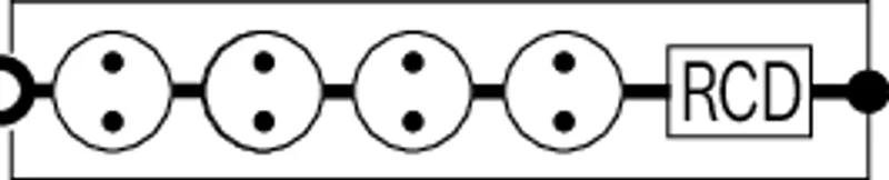 PLUG SOCKET STRIP 4S/RCD D — photo 4 of 4