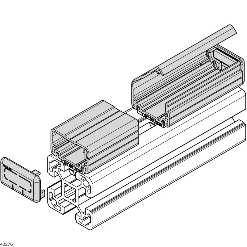 CAP COVER CABLE DUCT 34X20 — photo 3 of 4