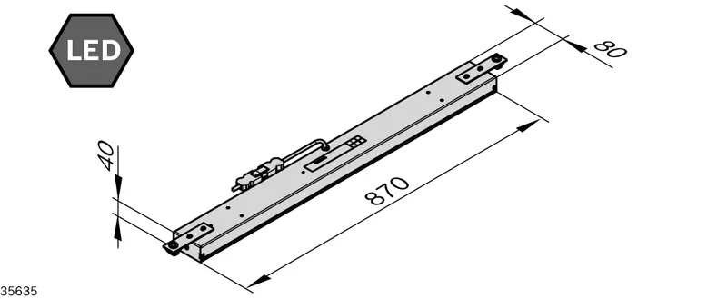 SYSTEM LAMP SL12LED ECONOMIC WIDE — photo 2 of 2