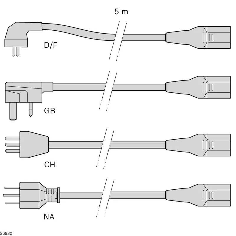 MAINS CABLE GB-IEC-PE 5M — photo 1 of 2