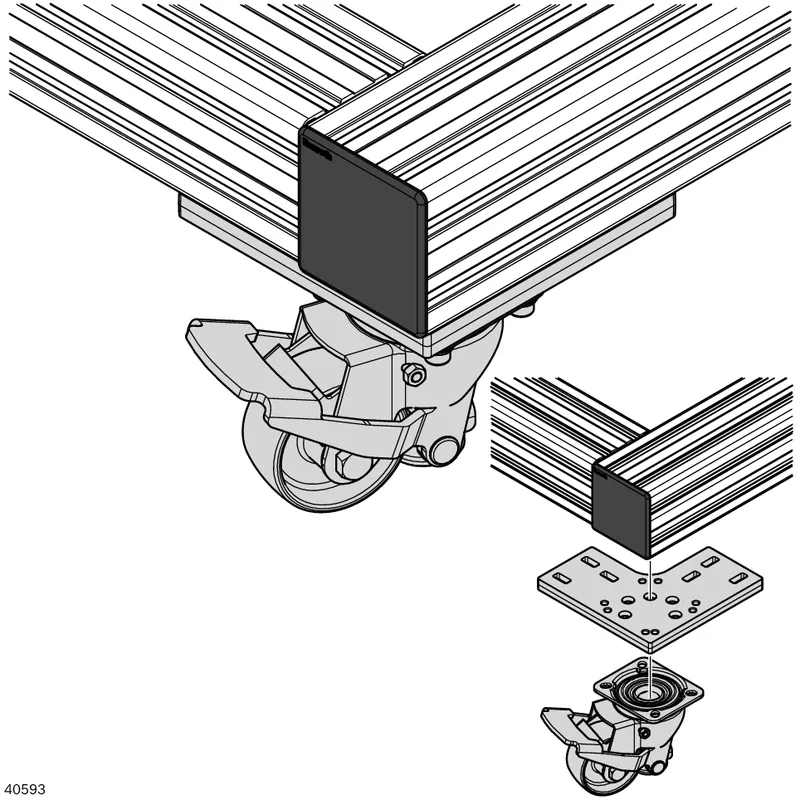 LIFTING WHEEL ROTATABLE PEDAL80,ESD — photo 4 of 4