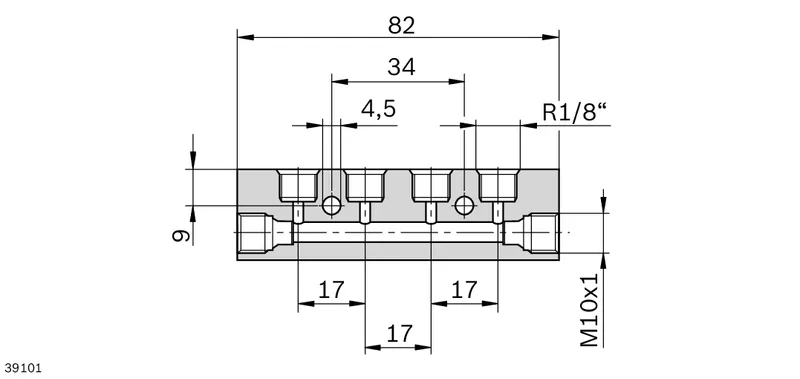 HY-MANIFOLD BLOCK LU 2/M-4 — photo 3 of 3