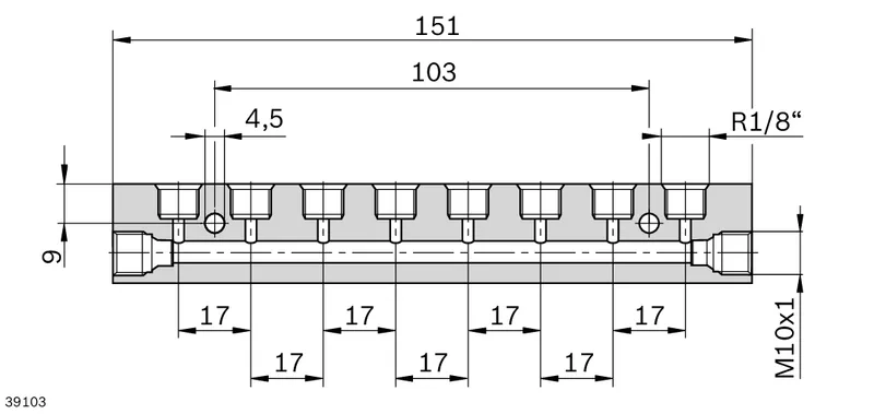 HY-MANIFOLD BLOCK LU 2/M-8 — photo 3 of 3