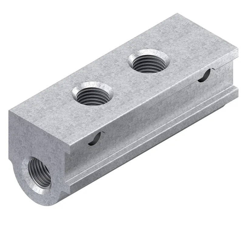 HY-MANIFOLD BLOCK LU 2/M-8 — photo 1 of 3