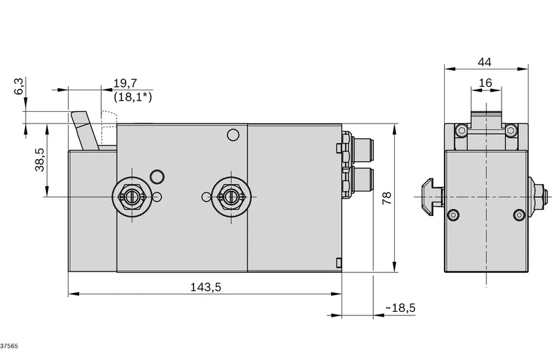 STOP GATE VE 2/D100-E — photo 2 of 2