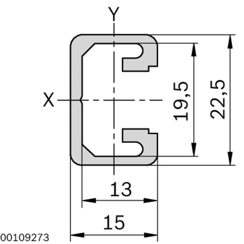 STRUT PROFILE 15X22,5 10X3000MM — photo 3 of 3