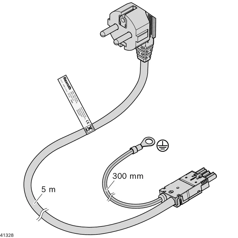 MAINS CABLE D/F-HD-GST+PE 5M — photo 2 of 3