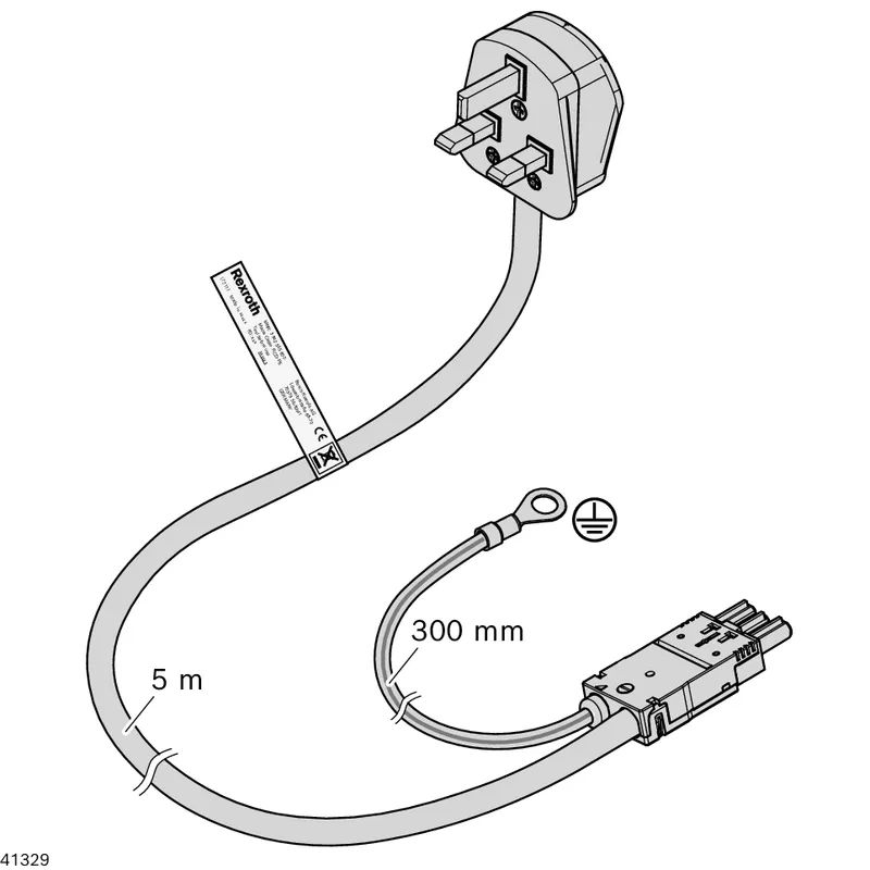 MAINS CABLE GB HD-GST+PE 5M — photo 2 of 3