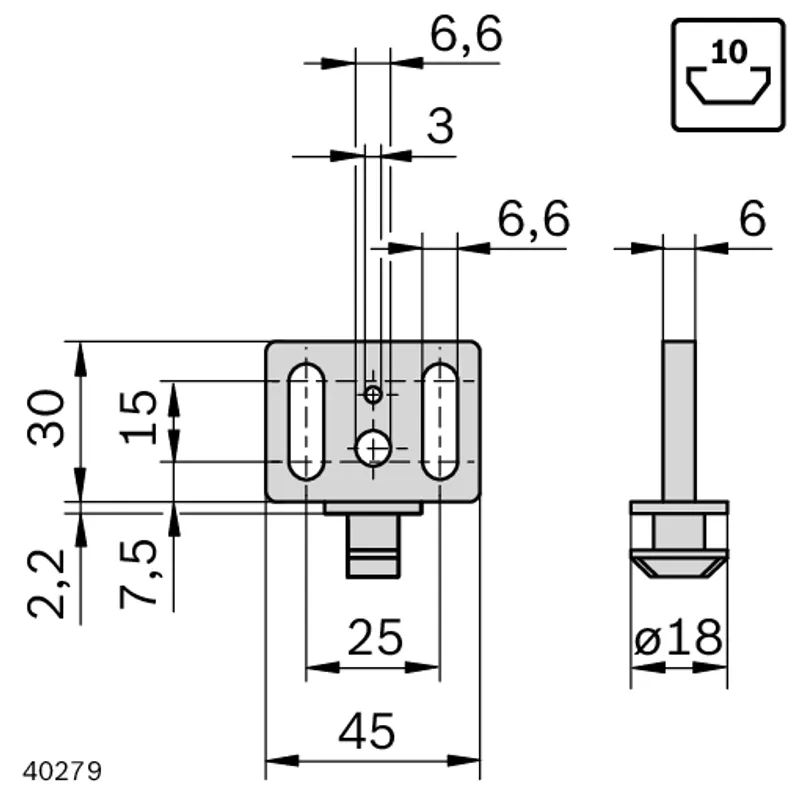 SLIDING ELEMENT N10, GREY — photo 2 of 3
