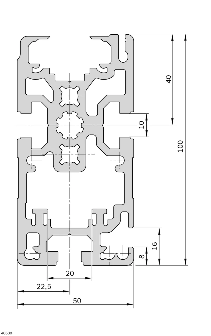 SECTION PROFILE SP 2/R-H 12X6070MM — photo 2 of 3