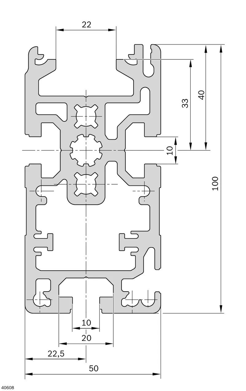 SECTION PROFILE SP 2/C-H 12X6070MM — photo 2 of 4