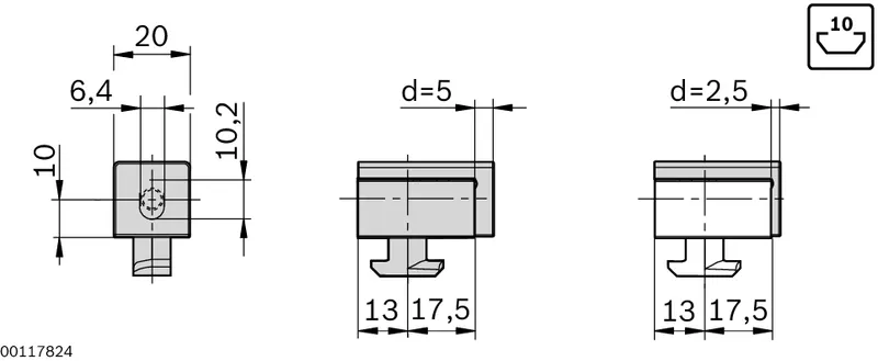VARIOFIX BLOCK S,N10,40/45,GREY — photo 2 of 3