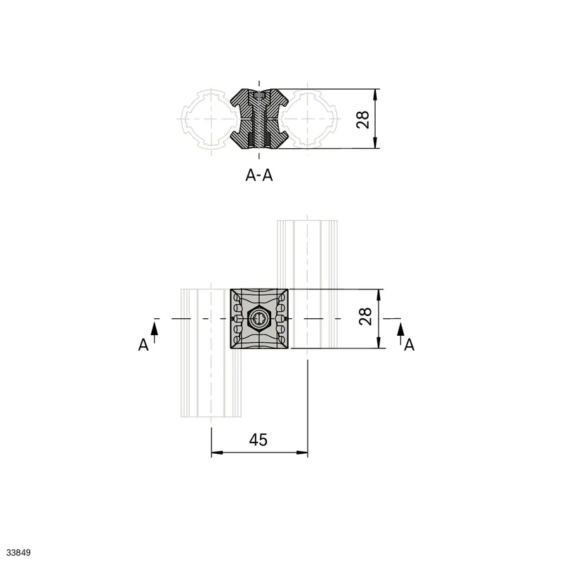 CONNECTOR D28L PARALLEL — photo 2 of 3
