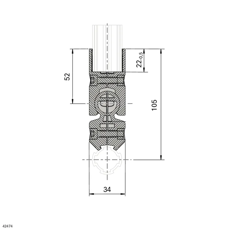 CONNECTOR D28L 0°-90° — photo 2 of 3