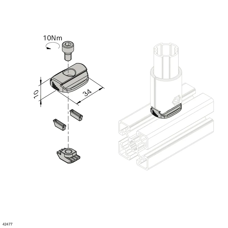 ADAPTER N8;N10 ECOSHAPE — photo 3 of 3