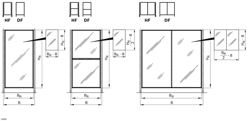 PROTECTION FRAME DF 1850X750 BL 994244 — photo 3 of 5