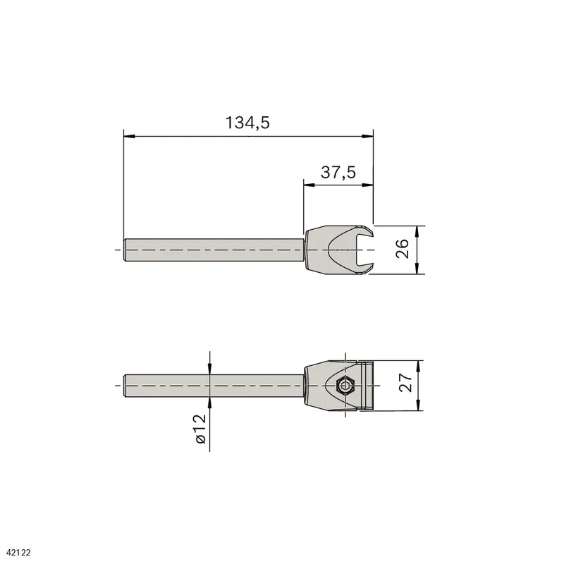 SUPPORT CLAMP VFPLUS C L80 — photo 2 of 2