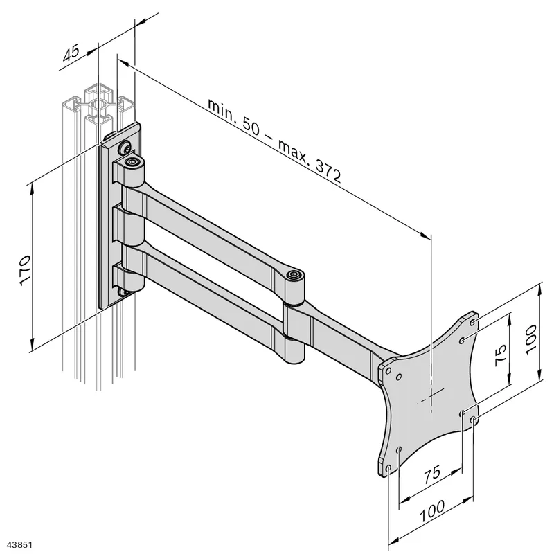 SUPPORTING ARM TFT 100N — photo 2 of 3