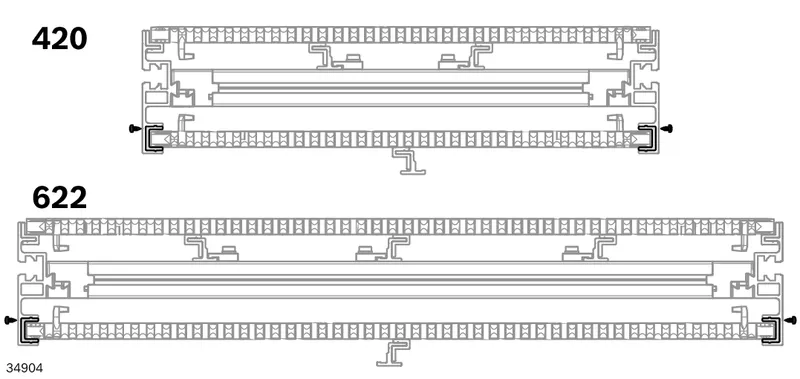 SLIDING RAIL MB ADVANCED C L30 — photo 2 of 2
