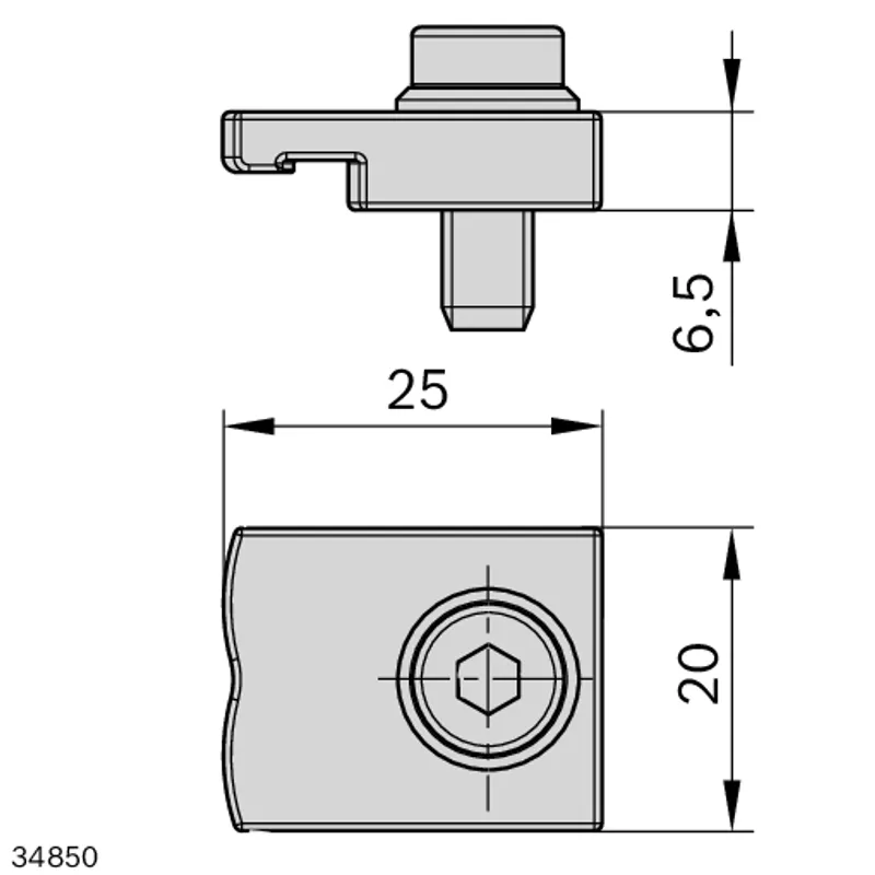 CLAMPING PIECE MB AL SET — photo 2 of 3