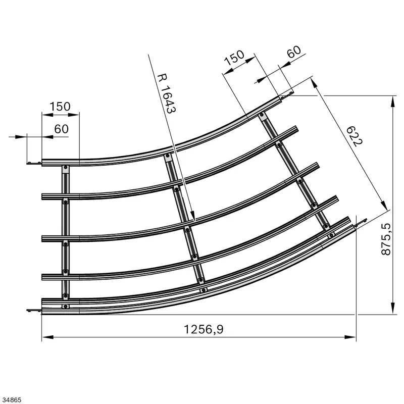 CURVE 622MB HOR AL 30°R1643 — photo 2 of 2
