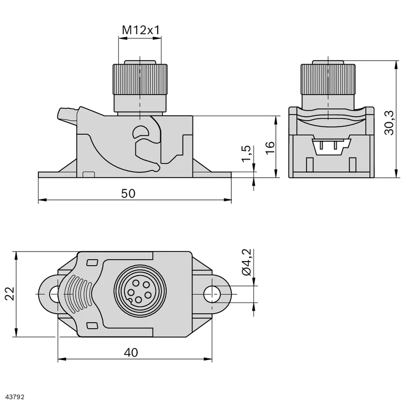 FASTENER CLIP_AS-I/M12-2A — photo 2 of 2