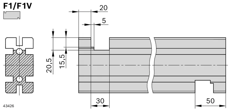 STRUT PROFILE 60X90 F1/F1V — photo 4 of 4
