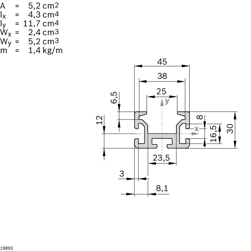 SECTION PROFILE SP 2/R — photo 2 of 2