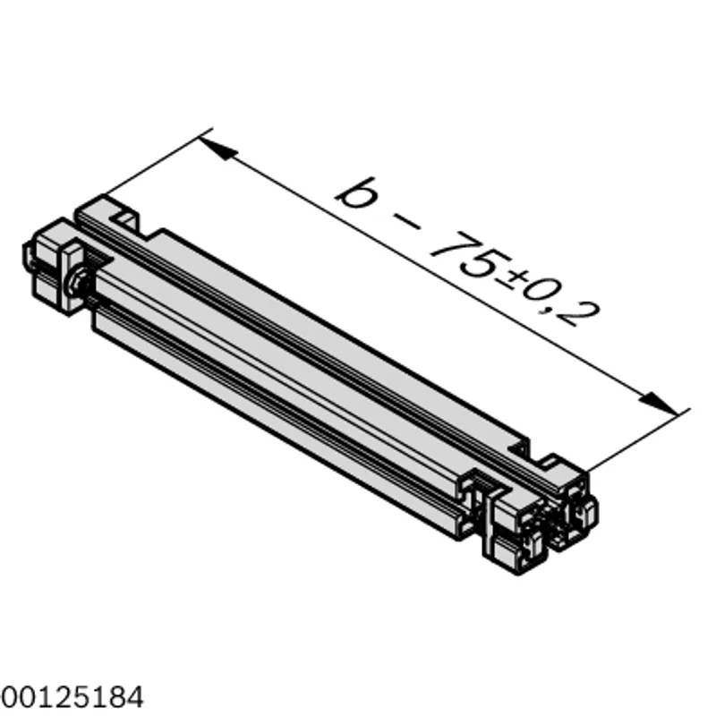CROSS-CONNECTOR SET QV2-H-45X60 PACKAGE — photo 2 of 2
