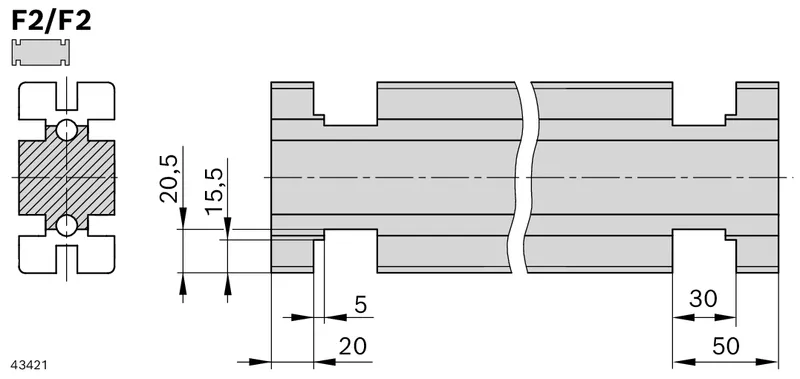 STRUT PROFILE 90X360 F2/F2 — photo 4 of 4