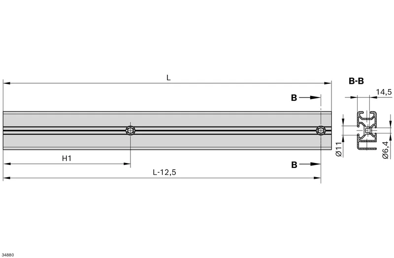 FRAME PROFILE 22.5X45 DF - LEFT — photo 2 of 2