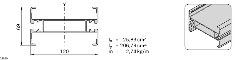 SECTION PROFILE 120+ AL L VAR — photo 2 of 2