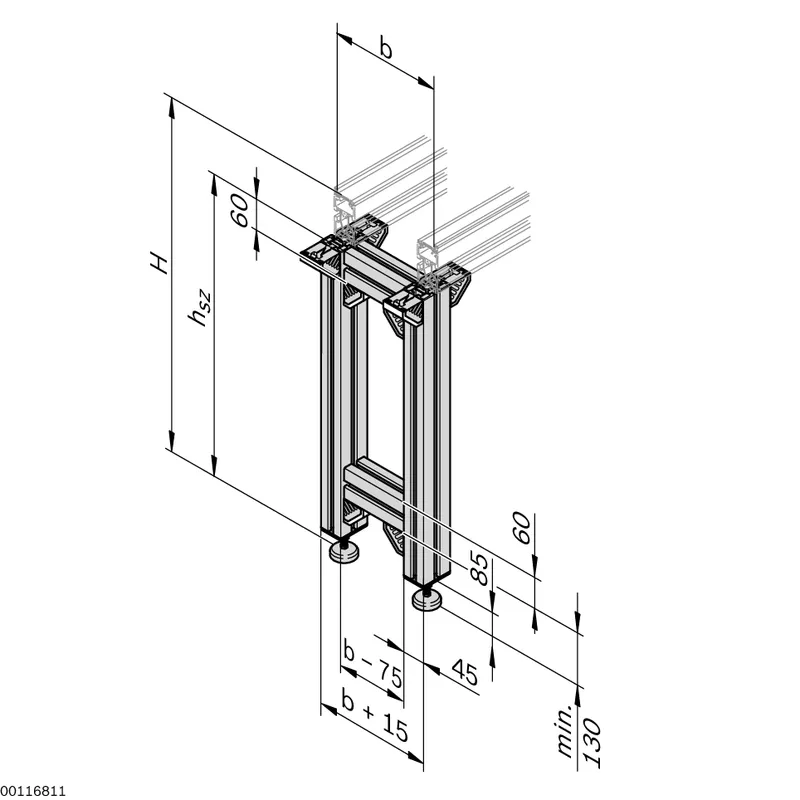 CONVEYOR LEG SET SZ 2 — photo 2 of 4